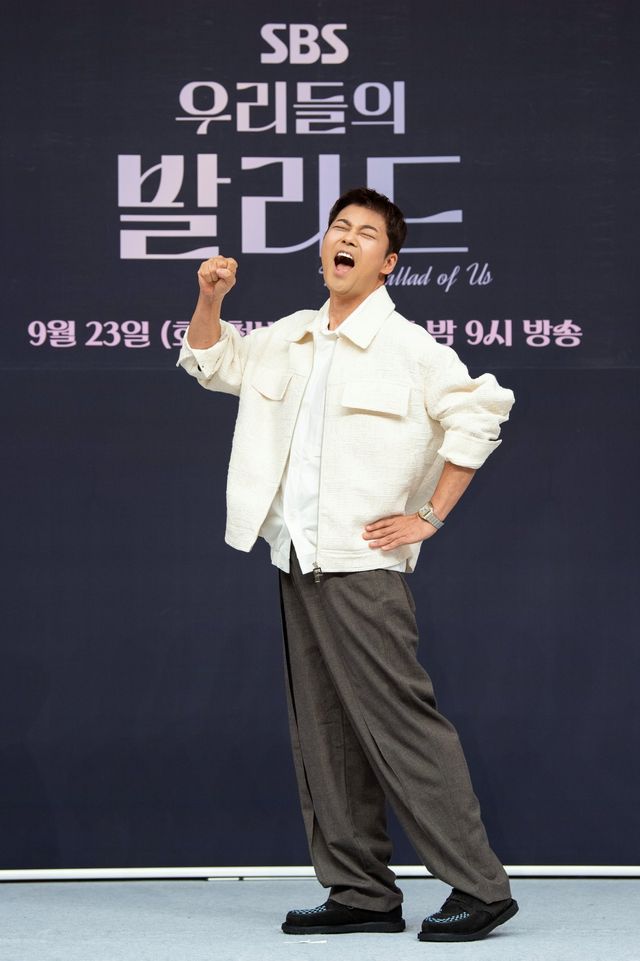 ‘우리들의 발라드’ 제작발표회에서 전현무는 “참가자들의 간절한 눈빛에서 늘 자극을 받는다”며 출연 소감을 밝혔다. 사진제공|SBS