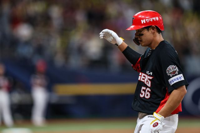 KIA 오선우는 24일 고척 키움과 원정경기에서 5번타자 1루수로 선발출전해 홈런을 포함해 멀티히트 경기를 펼쳤다. 그는 최근 성장통을 이겨내며 궤도에 오르려고 한다. 사진제공｜KIA 타이거즈