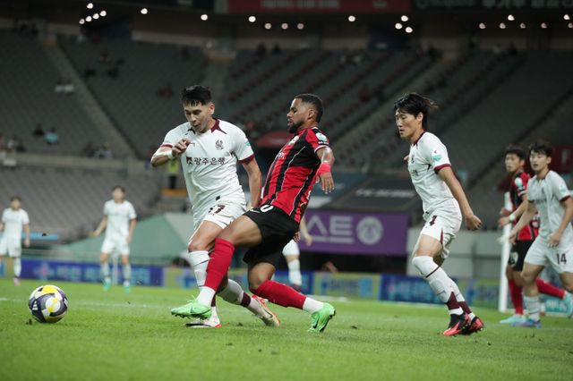 서울과 광주는 강원과 함께 K리그1 파이널A 막차 경쟁을 펼치고 있다. 정규 라운드 종료까지 남은 3경기는 모두 살얼음판 레이스다. 사진제공｜한국프로축구연맹