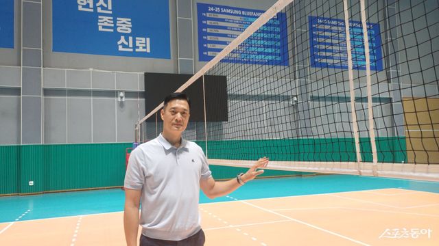 김상우 삼성화재 감독은 다가올 V리그 새 시즌이 선수들이 한뼘 더 자라나는 시간이 되길 기대한다. 용인｜남장현 기자