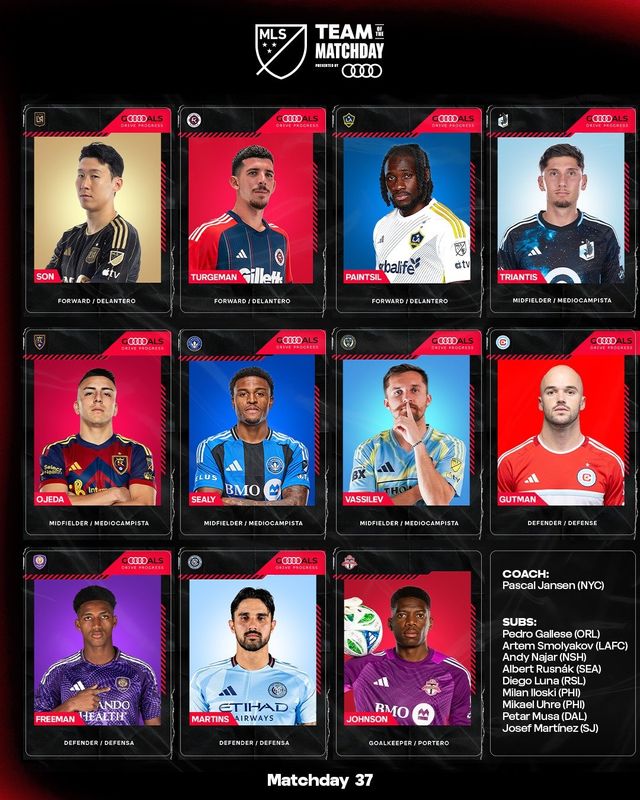 손흥민은 30일(한국시간)&nbsp;MLS 사무국이 발표한&nbsp;2025시즌 정규리그 매치데이 37 ‘팀 오브 더 매치데이’(베스트 11)에 선정됐다. 개인 통산 네 번째 선정이다. 사진출처｜LAFC 페이스북