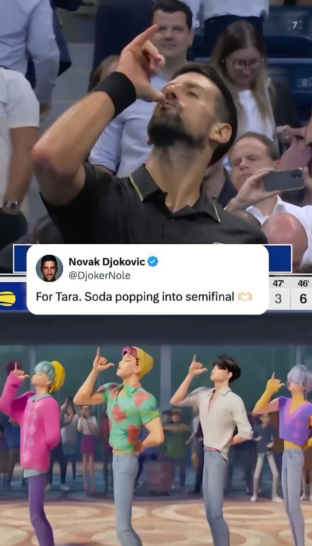 노박 조코비치. 사진=US오픈 공식 SNS