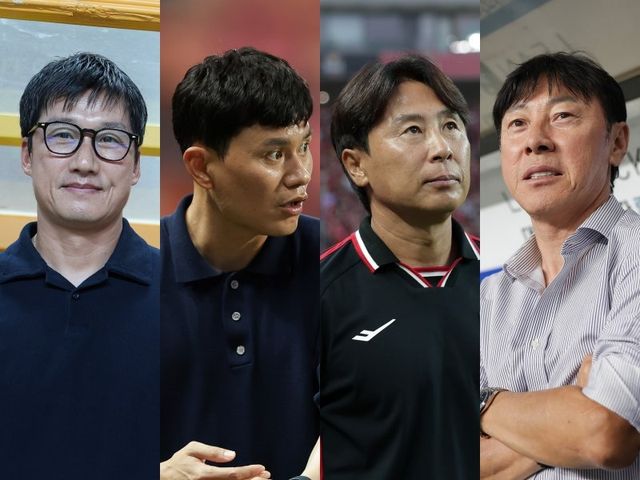 K리그1 정규리그가 5경기 남은 가운데, 파이널A에 오르기 위한 중위권 팀들의 경쟁이 치열하다. 광주와 강원은 공격력이 부족하고, 서울과 울산은 수비력이 떨어져 걱정이 크다. 광주 이정효 감독, 강원 정경호 감독, 서울 김기동 감독, 울산 신태용 감독(왼쪽부터). 사진제공｜한국프로축구연맹