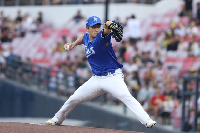 10일 광주 KIA전 선발등판 예정이었던 삼성 최원태는 9일 경기가 우천 연기되면서 11일까지 불펜에서 대기하게 됐다. 사진제공｜삼성 라이온즈