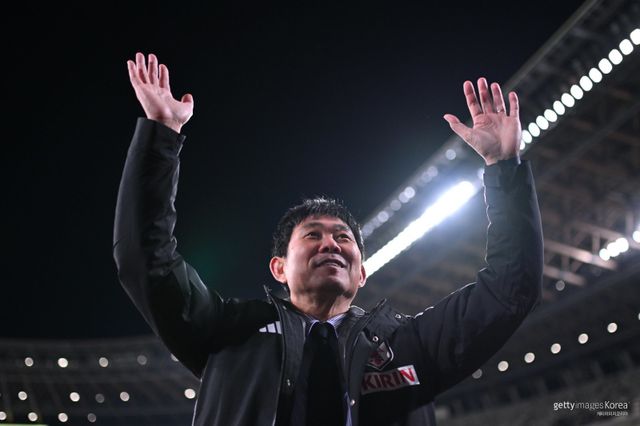 모리야스 하지메 일본 축구대표팀 감독. 사진=게티이미지코리아