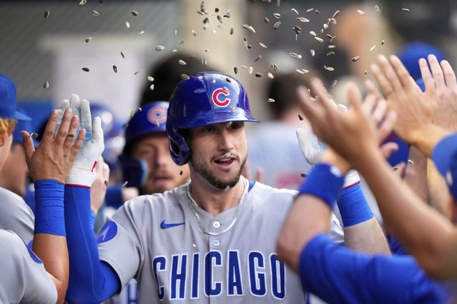 다저스와 토론토는 비시즌 외야수 FA 최대어 카일 터커(사진)를 두고 장외서 경쟁하고 있다. AP뉴시스