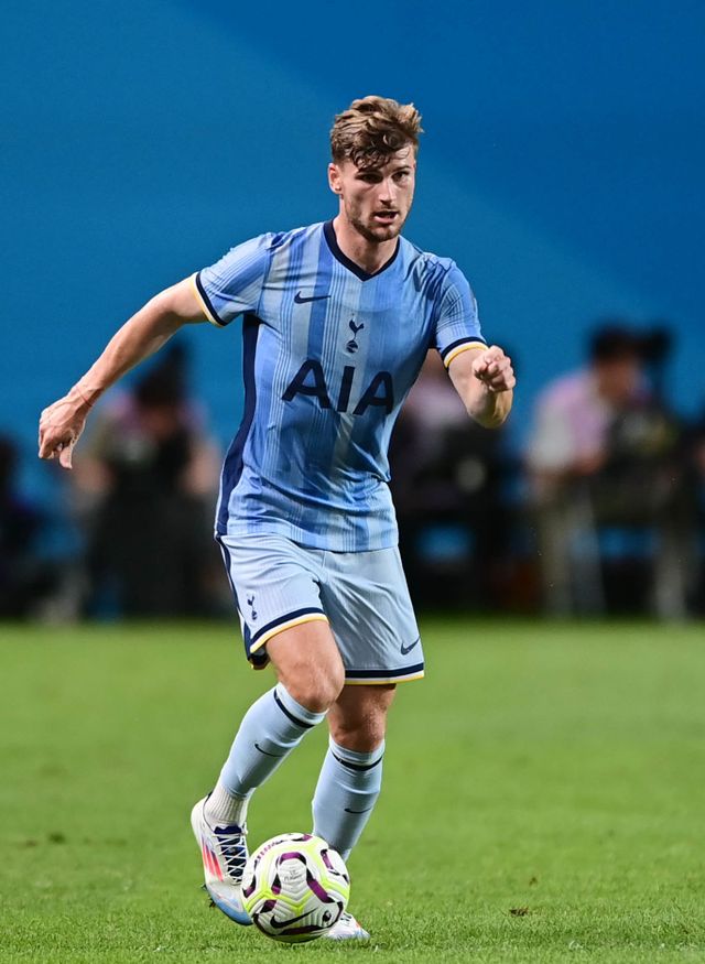 2024년 7월 토트넘의 프리시즌 투어 일정으로 서울월드컵경기장에서 경기를 뛰는 티모 베르너. 스포츠동아DB