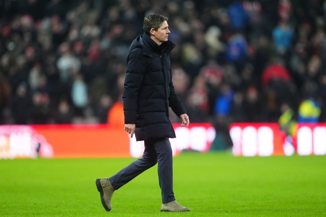 올리버 글라스너 크리스탈 팰리스 감독은 구단과 신뢰 문제를 이유로 이번 시즌 종료 후 결별을 선언했다. AP뉴시스