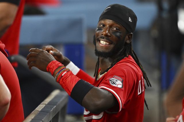 신시내티 엘리 델 라 크루스는 지난해 구단 연장 계약 제의를 거절했다. 10년 3319억 원을 거절한 만큼 그와 신시내티의 미래가 어떻게 될지 궁금하다. AP뉴시스