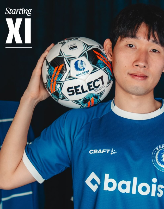 홍현석은 18일(한국시간) 벨기에 플래닛 그룹 아레나서 열린 안더레흐트와&nbsp;홈경기서 선발출전해 팀의 4-2&nbsp;역전승에 힘을 보탰다. 사진출처│헨트 인스타그램