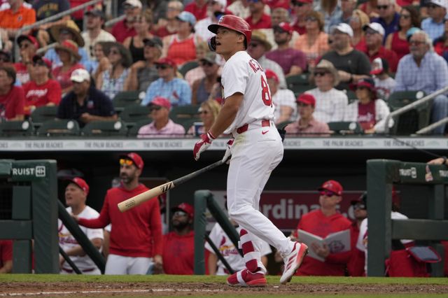 세인트루이스 JJ 웨더홀트가 한국 야구대표팀으로 2026 WBC에 출전하지 못하는 아쉬움을 밝혔다. AP뉴시스&nbsp;