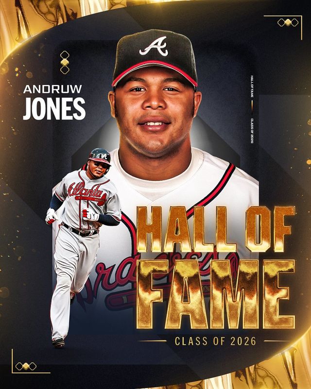 앤드류 존스. 메이저리그 공식 SNS