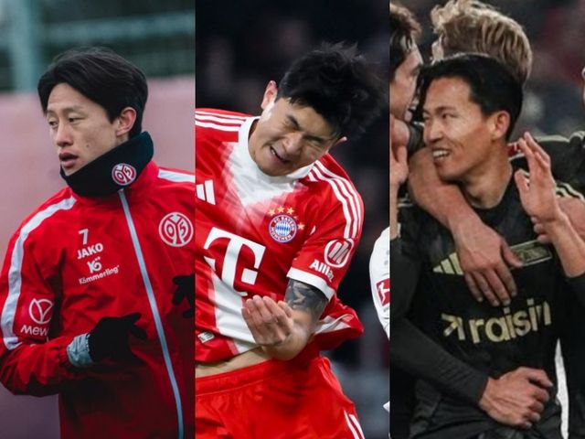 분데스리가에서 뛰는 한국선수들의 희비가 엇갈렸다. 19라운드에서 마인츠 이재성만 승리를 거뒀고, 바이에른 뮌헨 김민재, 우니온 베를린 정우영(왼쪽부터)은 나란히 패했다. 사진출처｜마인츠 페이스북·바이에른 뮌헨 페이스북·우니온 베를린 인스타그램