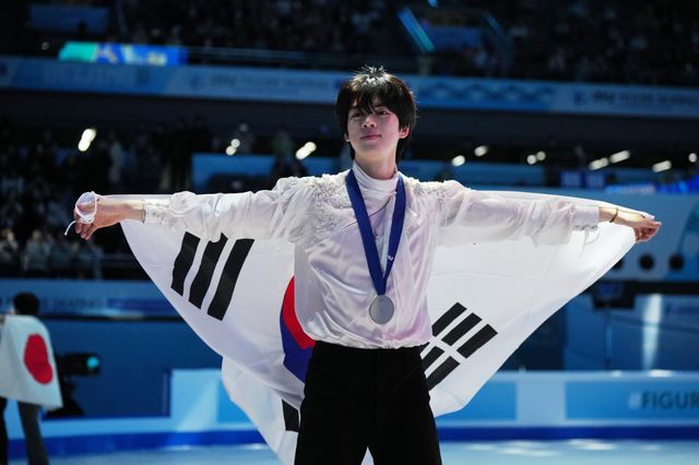 남자 피겨스케이팅 차준환이 2월 7일(한국시간) 개막하는 밀라노동계올림픽 대한민국 선수단 기수를 맡는다. AP뉴시스