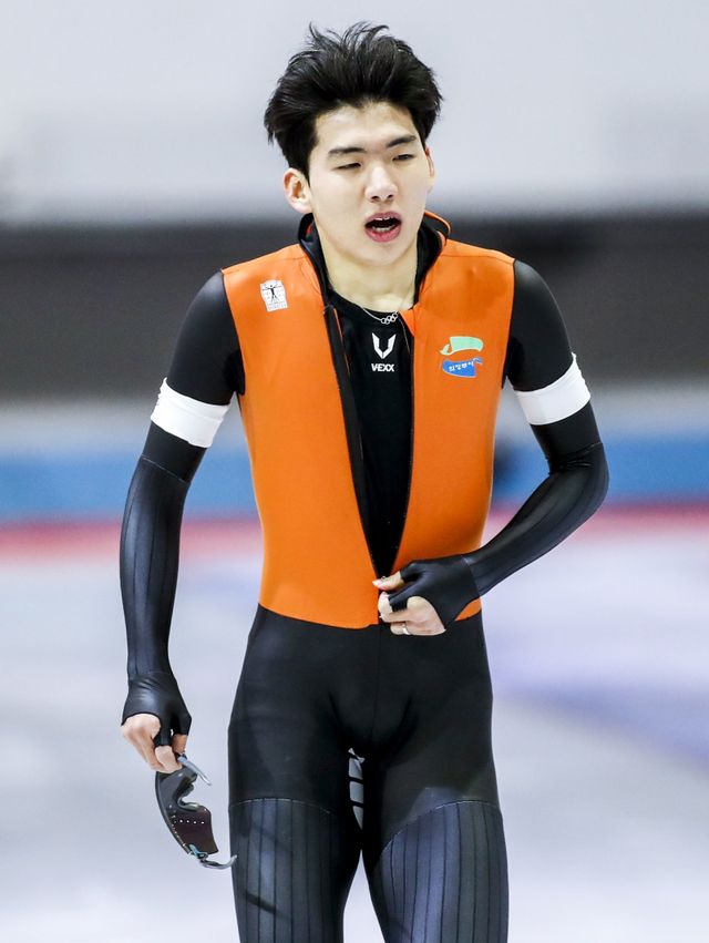스피드스케이팅 남자 매스스타트의 정재원은 베이징대회 은메달에 이어 2연속 올림픽 메달을 거머쥘 수 있다는 기대가 크다. 뉴시스