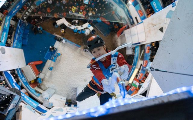 신운선의 경기 모습 사진 출처 ｜ UIAA