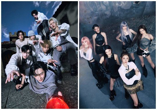 100% 팬투표에 의해 향배가 결정되는 ‘디 어워즈X 유픽 인기상’ 3번째 수상팀이 28일 오후 3시 결정됐다. 베스트 남녀 그룹의 최종 승자는 엔하이픈과 베이비몬스터(오른쪽)다. 사진제공|빌리프랩·YG엔터테인먼트