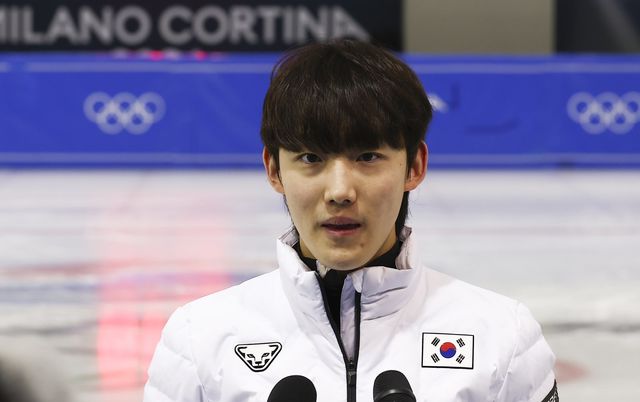 시니어 데뷔무대부터 강렬한 인상을 남긴 임종언은 밀라노올림픽 쇼트트랙대표팀의&nbsp;강력한 금메달 후보로 꼽힌다. AP뉴시스