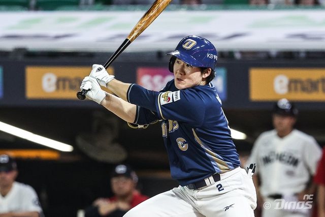 NC 박민우는 2025시즌 PS 진출 성과를 이어 올해 더 큰 목표를 이루고자 다짐했다. 사진제공｜NC 다이노스