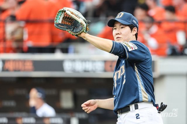 NC 박민우는 2025시즌 PS 진출 성과를 이어 올해 더 큰 목표를 이루고자 다짐했다. 사진제공｜NC 다이노스