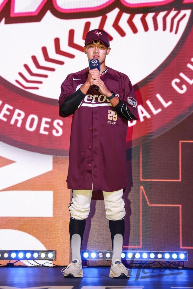 키움 박한결은 2026년 KBO 신인드래프트서 1라운드 10순위로 지명된 즉시전력감이다. 새 시즌 키움 내야에 도움이 되리라 많은 기대를 받고 있다. 사진제공｜키움 히어로즈