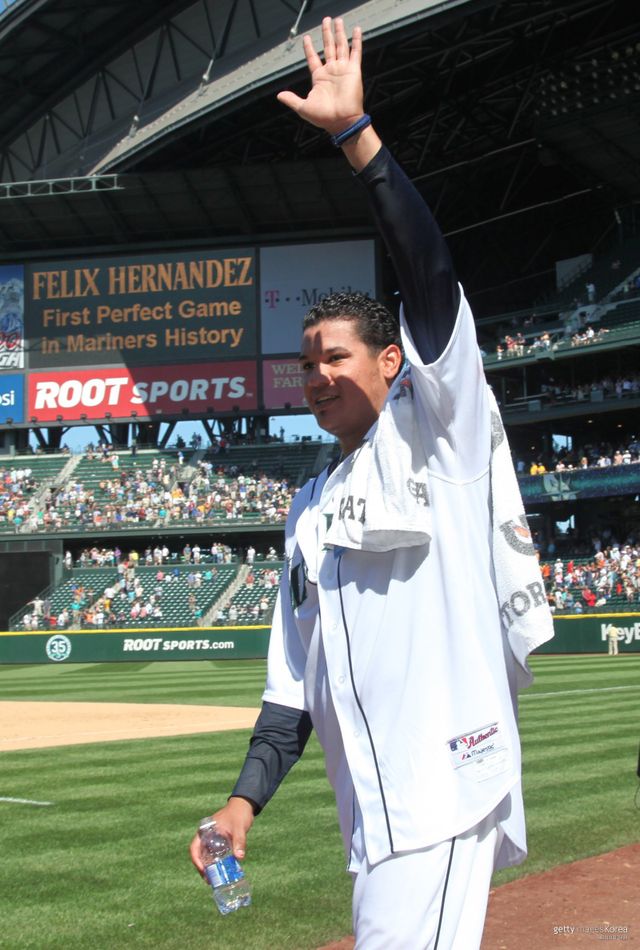 2012년 펠릭스 에르난데스 퍼펙트게임 당시 모습. 사진=게티이미지코리아