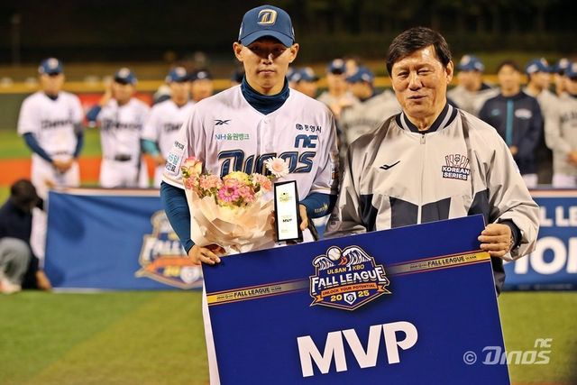 NC 신재인은 2026년 KBO 신인드래프트서 1라운드 2순위로 지명된 즉시전력감이다. 새 시즌 NC 내야에 도움이 되리라 많은 기대를 받고 있다. 사진제공｜NC 다이노스