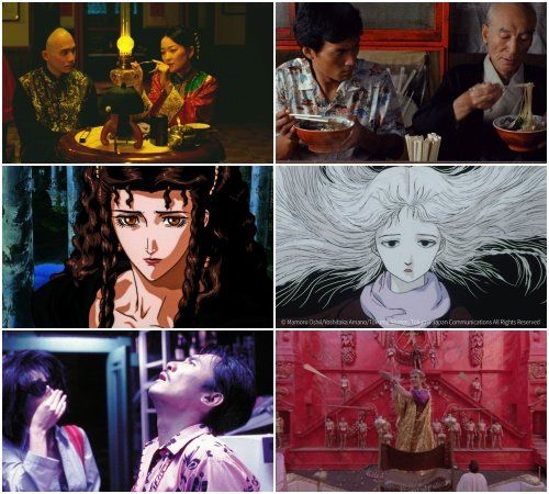 영화 ‘해상화’ ‘담뽀뽀’, ‘뱀파이어 헌터 D’, ‘천사의 알’, ‘화양연화 특별판’, ‘칼리굴라: 얼티메이트 컷 무삭제판’ 스틸