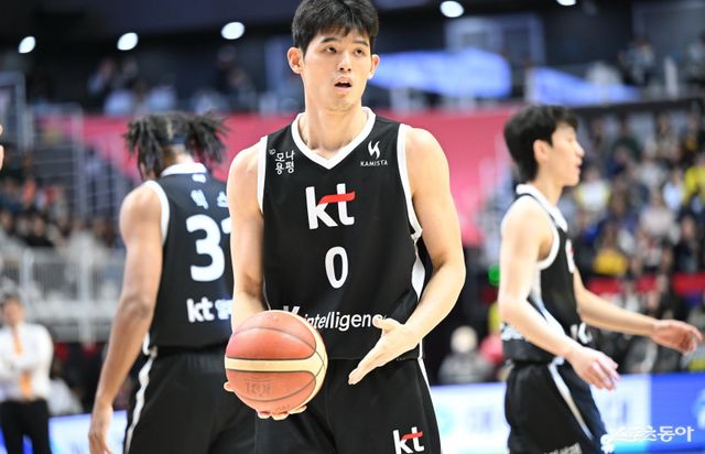 KT 하윤기가 발목 부상으로 당분간 코트에 나서지 못하게 됐다. 사진제공｜KBL