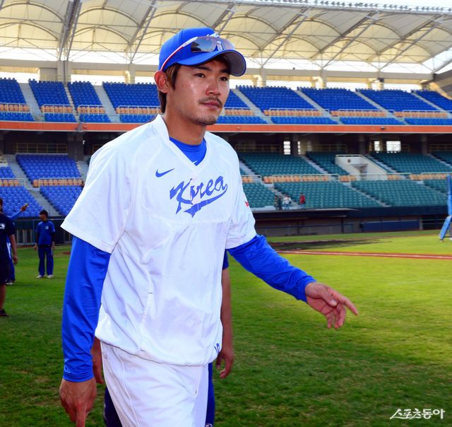 SSG 노경은은 2013 WBC 당시 대표팀이 조별리그에서 탈락하는 아픔을 겪었다. 2026 WBC 최종 엔트리에 합류해 당시의 아픔을 설욕하길 원하고 있다. 사진은 2013 WBC 당시 노경은. 스포츠동아DB