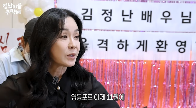 김정난 유튜브 채널 캡처