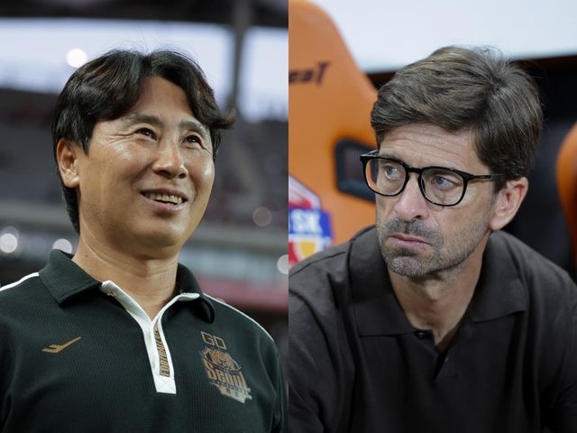 서울과 제주가 10일 서울월드컵경기장서 격돌한다. 서울 김기동 감독(왼쪽)과 제주 세르지우 코스타 감독. 사진제공｜한국프로축구연맹