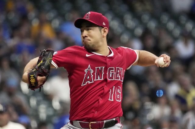 LA 에인절스 기쿠치 유세이는 제6회 WBC 한일전 선발등판이 유력한 투수로 꼽힌다. AP뉴시스