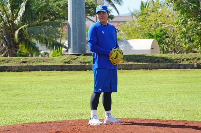 삼성 배찬승(사진)은 비시즌 체인지업 습득에 힘을 쏟고 있다. 고교 선배이자 스프링캠프 기간 룸메이트인 이승민이 이를 적극 돕고 있다. 사진제공｜삼성 라이온즈