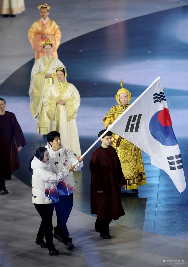 최민정-황대헌. 사진=게티이미지코리아