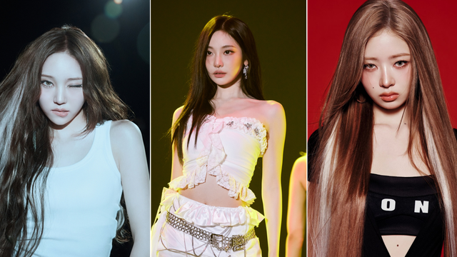 올데이 프로젝트 영서, 에스파 닝닝, 아이브 레이(왼쪽부터). 사진제공 | 더블랙레이블·SM 엔터테인먼트·스타쉽 엔터테인먼트