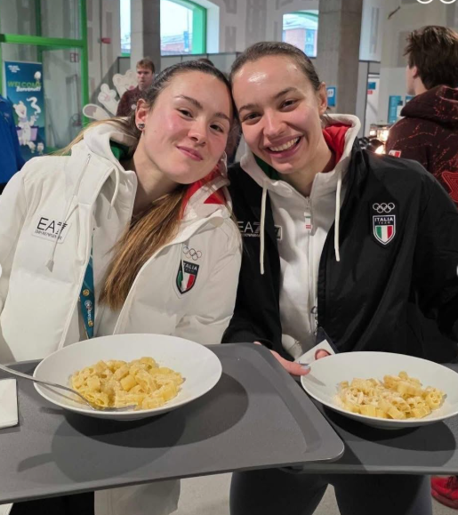 밀라노·코르티나담페초동계올림픽서 선수들이 선수촌 식당서 먹은 음식은 파스타 365㎏, 달걀 1만 개, 커피 8000잔, 피자 1만2000조각에 이르렀다. 사진출처│빈센초스플레이트 인스타그램