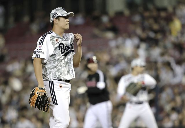 이병헌, 이교훈은 올 시즌 두산의 좌완 불펜 기근을 해소할 키플레이어로 꼽힌다. 두산 이병헌. 뉴시스