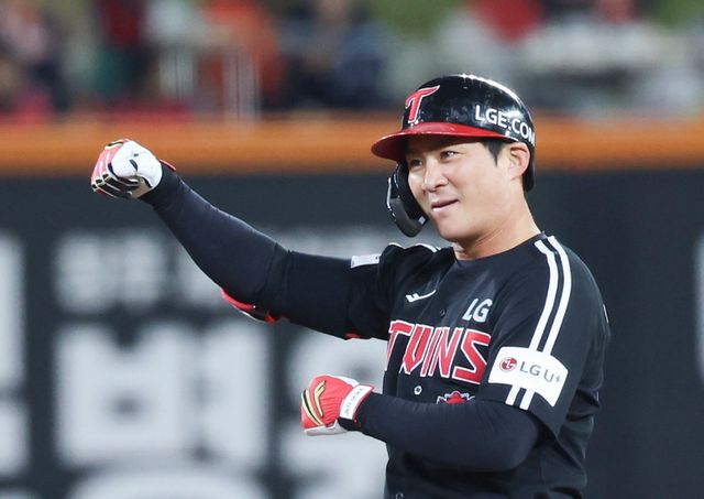 LG 오지환. 뉴시스