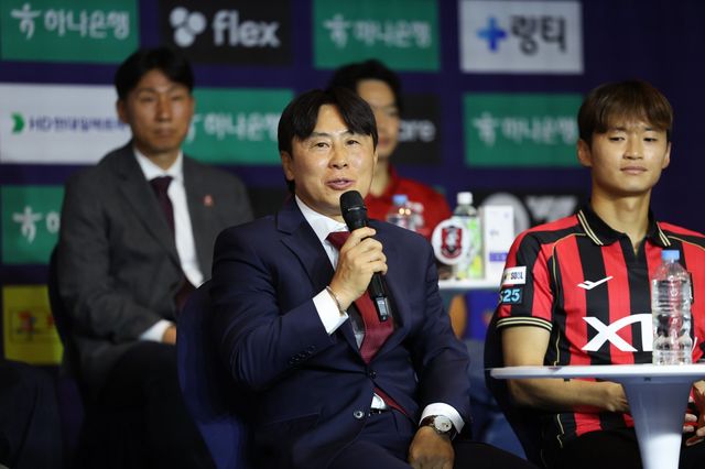 김기동 FC서울 감독은 25일 서울 서대문구 그랜드힐튼호텔서 진행된 K리그 개막 미디어데이에서 첫 경기의 중요성을 강조했다. 서울은 인천 유나이드 원정으로 새 시즌을 시작한다. 사진제공｜한국프로축구연맹