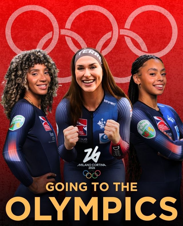 영국의 애슐리 넬슨(왼쪽 첫 번째)은 육상에서 봅슬레이로 종목을 바꾸며 2026대회에 출전한다. 그는 하계와 동계올림픽 모두에서 출전하는 흔치 않은 기록을 썼다. 사진출처｜영국 봅슬레이·스켈레톤 공식 SNS