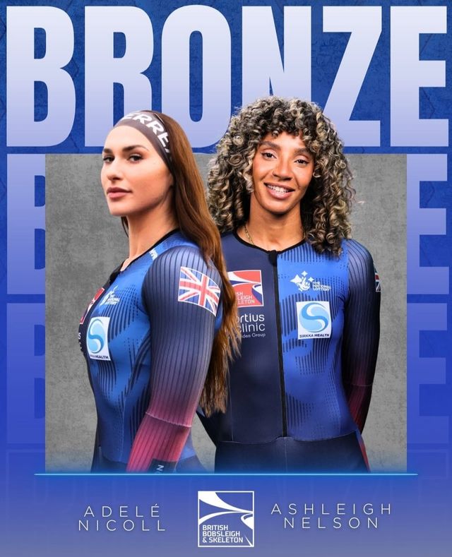 영국의 애슐리 넬슨(오른쪽)은 육상에서 봅슬레이로 종목을 바꾸며 2026대회에 출전한다. 그는 하계와 동계올림픽 모두에서 출전하는 흔치 않은 기록을 썼다. 사진출처｜영국 봅슬레이·스켈레톤 공식 SNS