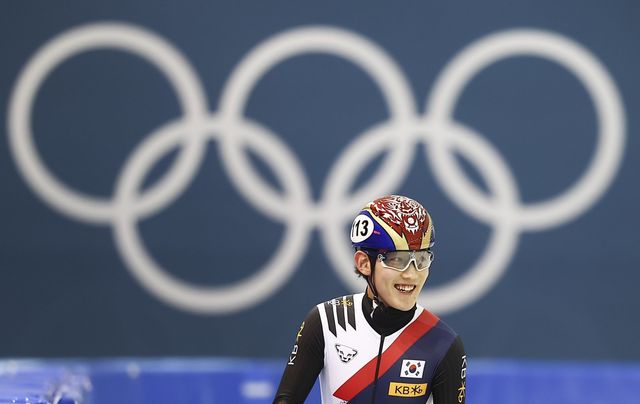 쇼트트랙대표팀 임종언, 김길리는 첫 올림픽 출전에 금메달과 다관왕을 모두 거머쥘 수 있는 유력한 후보로 거론된다. 훈련 중인 임종언.&nbsp;뉴시스