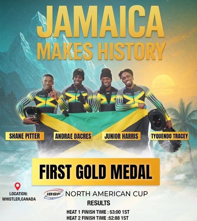 자메이카 봅슬레이 대표팀은 2026밀라노·코르티나동계올림픽에서 사상 첫 올림픽 메달 획득에 도전한다. 사진출처｜자메이카 봅슬레이·스켈레톤 협회 공식 SNS