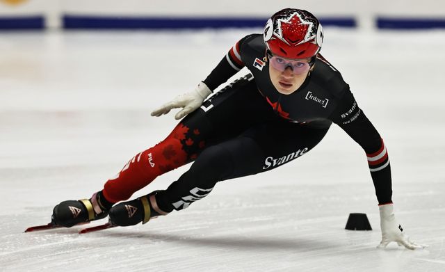 캐나다의 쇼트트랙 강자인 남자부 윌리엄 단지누, 여자부 코트니 사로(사진)는 한국 선수들의 강력한 경쟁자로 꼽힌다. 신화뉴시스