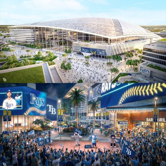 탬파베이 레이스 신 구장 조감도. 사진=메이저리그 공식 SNS