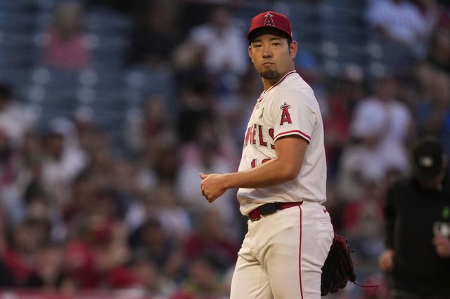 에인절스 기쿠치 유세이는 한일전 등판이 유력한 일본의 선발투수로 점쳐지고 있다. AP뉴시스