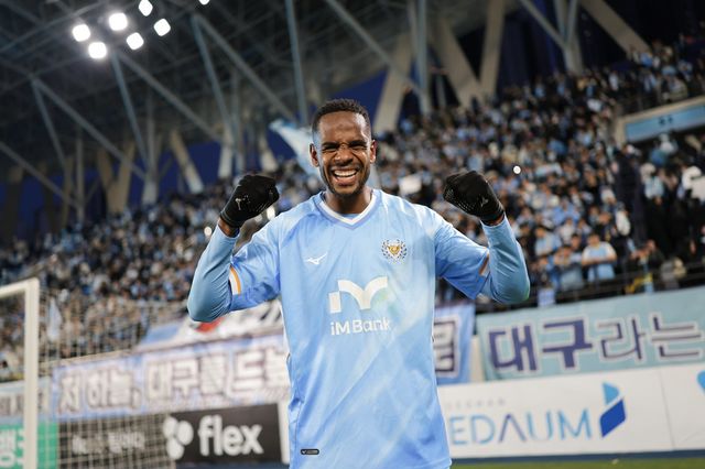 대구 에드가가 10일 한국프로축구연맹이 선정한 K리그2 2라운드 MVP에 이름을 올렸다. 사진제공│한국프로축구연맹