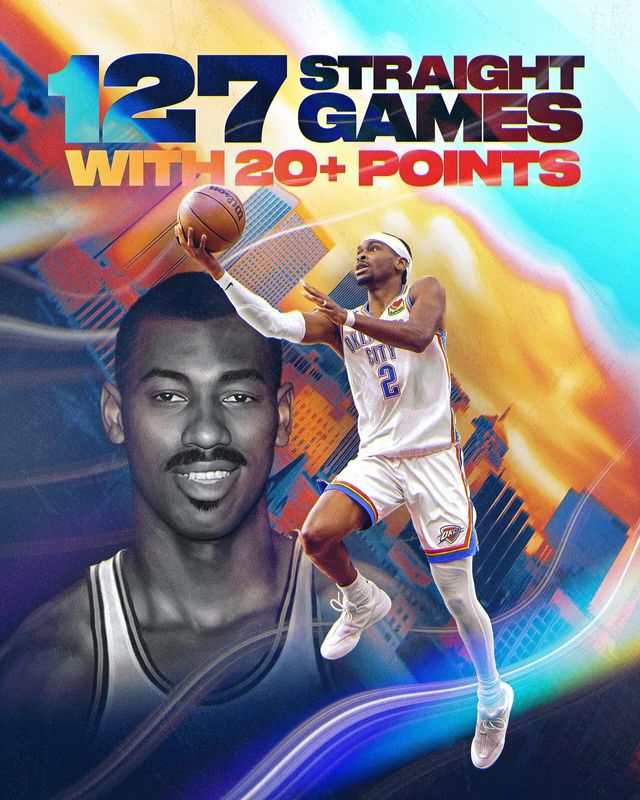 셰이-길저스 알렉산더. 사진=미국 프로농구(NBA) 공식 SNS