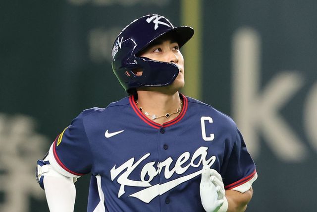 야구 대표팀 이정후. 뉴시스